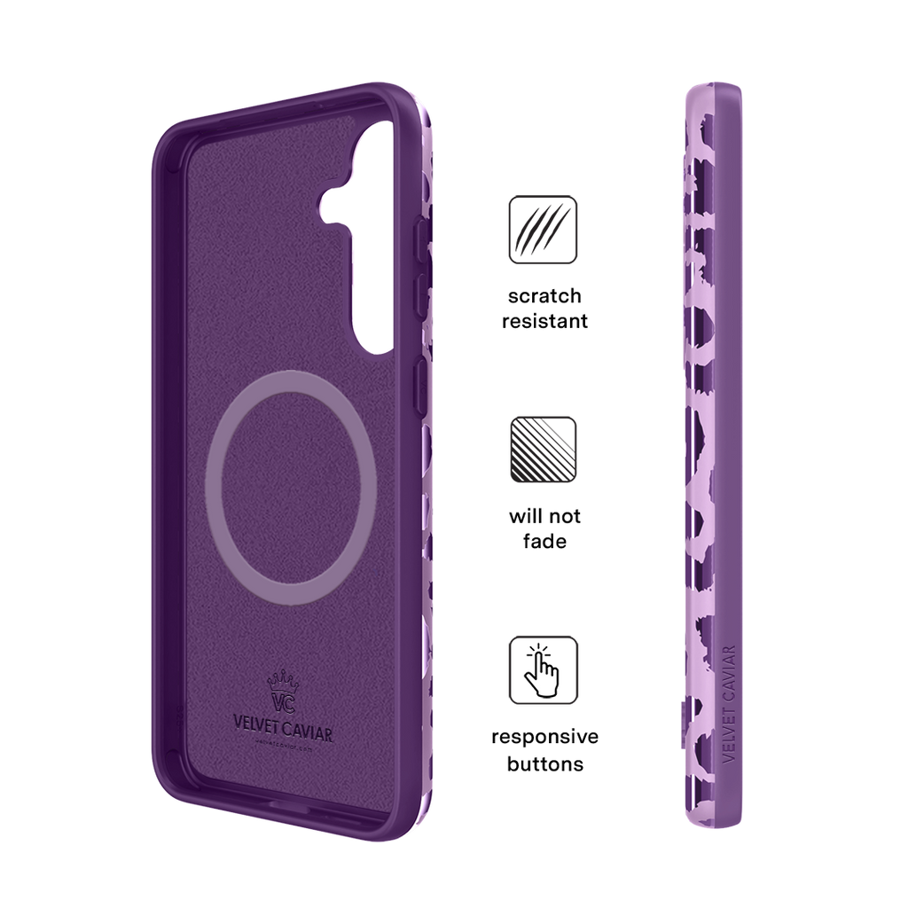 Amethyst Leopard Samsung Case