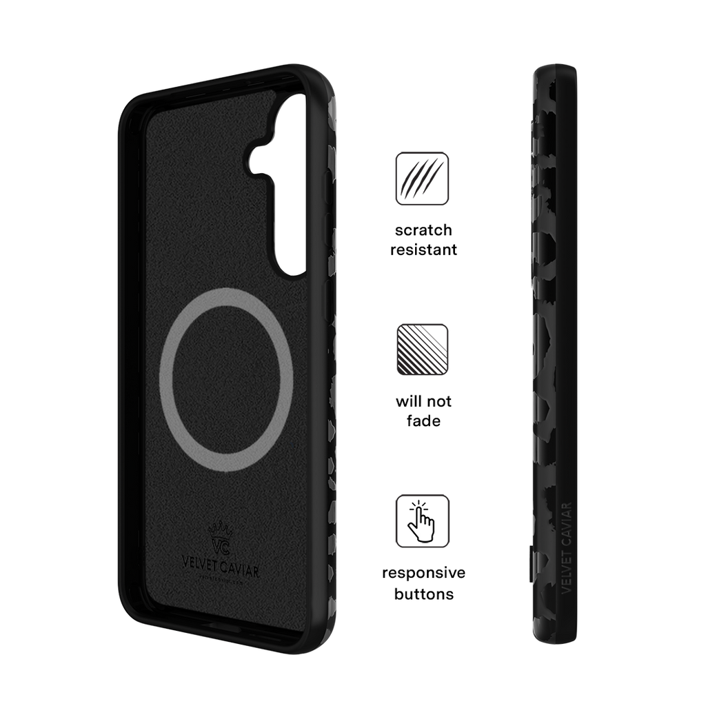 Black Leopard Samsung Case