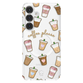 Coffee First Clear Samsung Galaxy Case