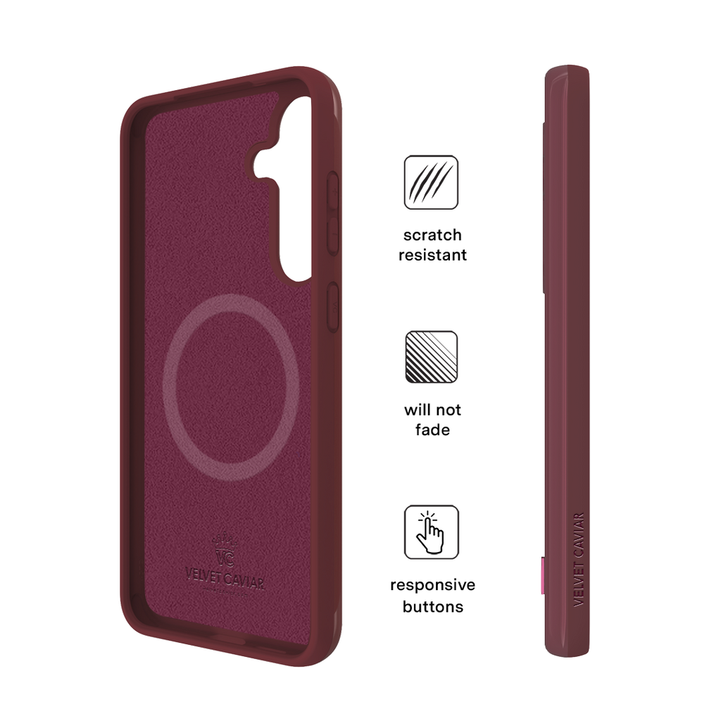 Burgundy 1990 Samsung Case