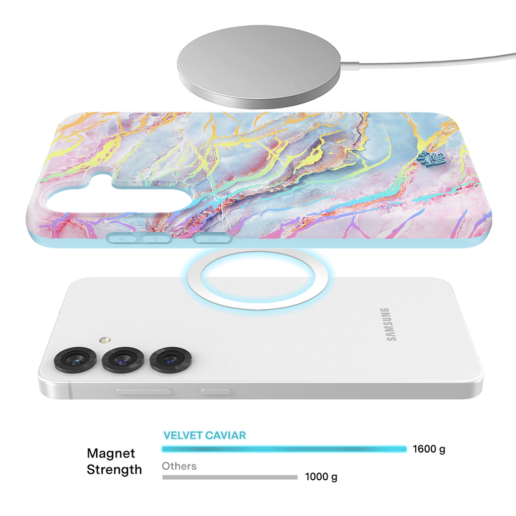 Holo Moonstone Marble Samsung Galaxy Case