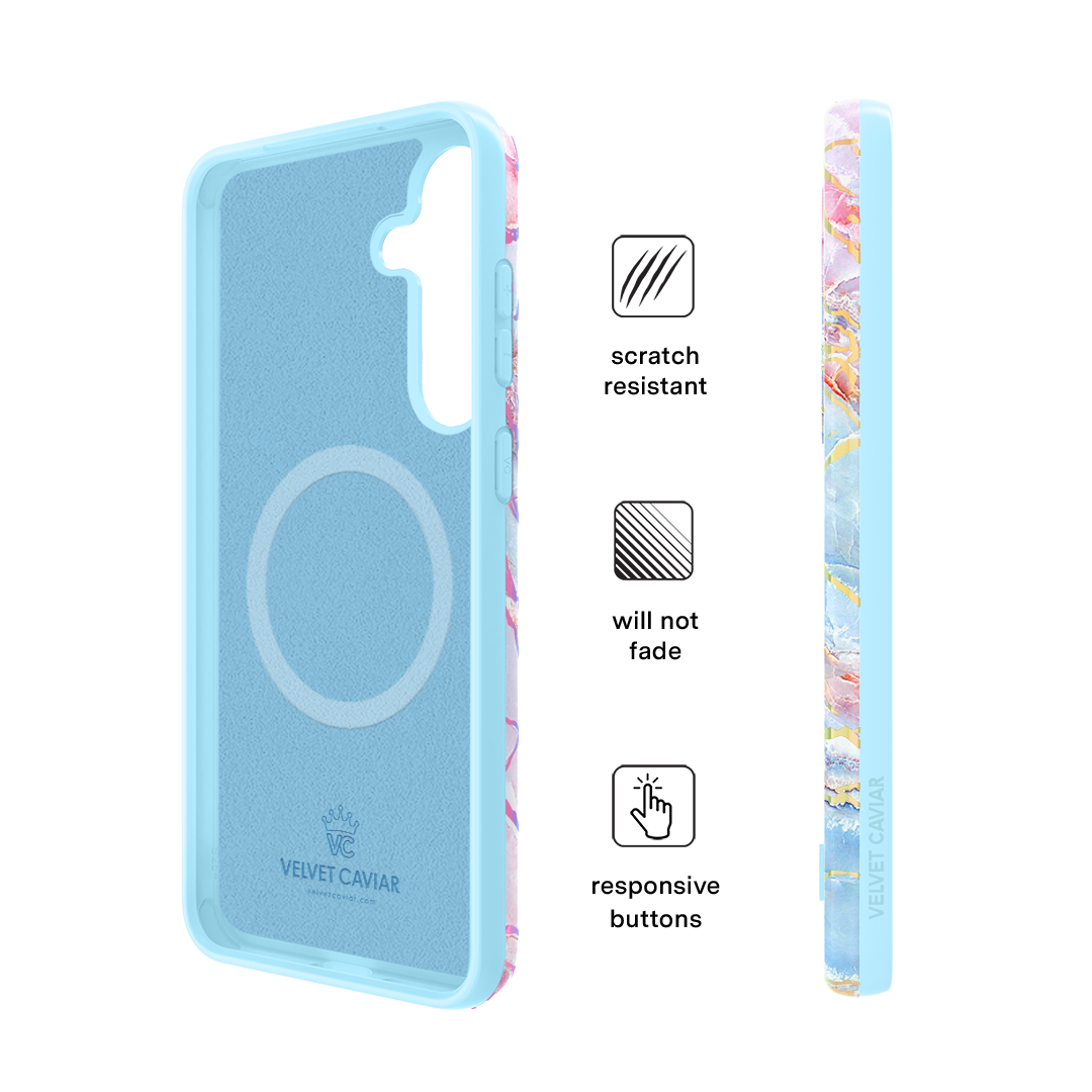 Holo Moonstone Marble Samsung Galaxy Case