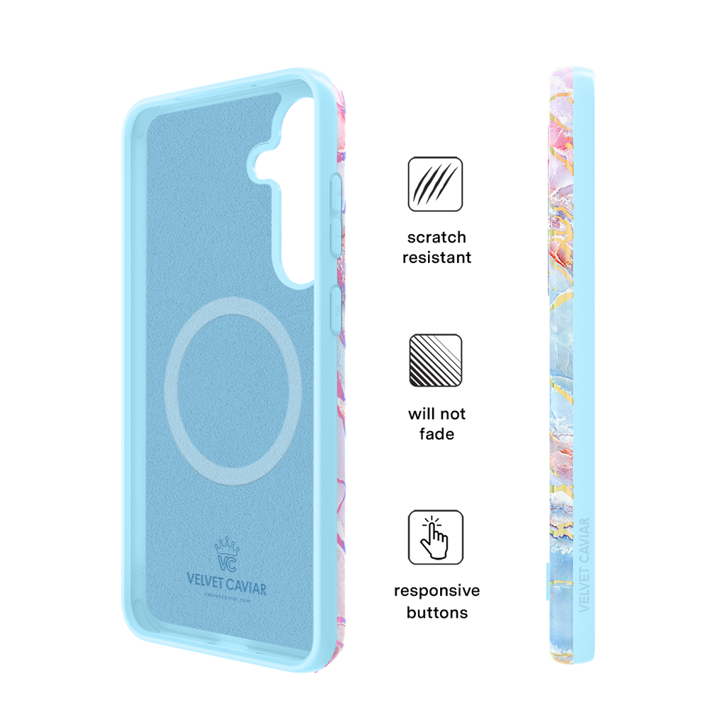 Holo Moonstone Marble Samsung Galaxy Case
