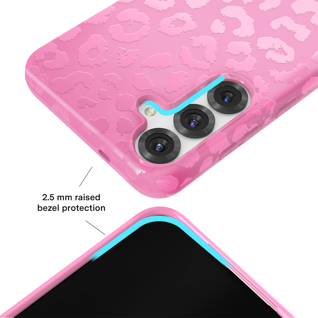 Hot Pink Leopard Samsung Case
