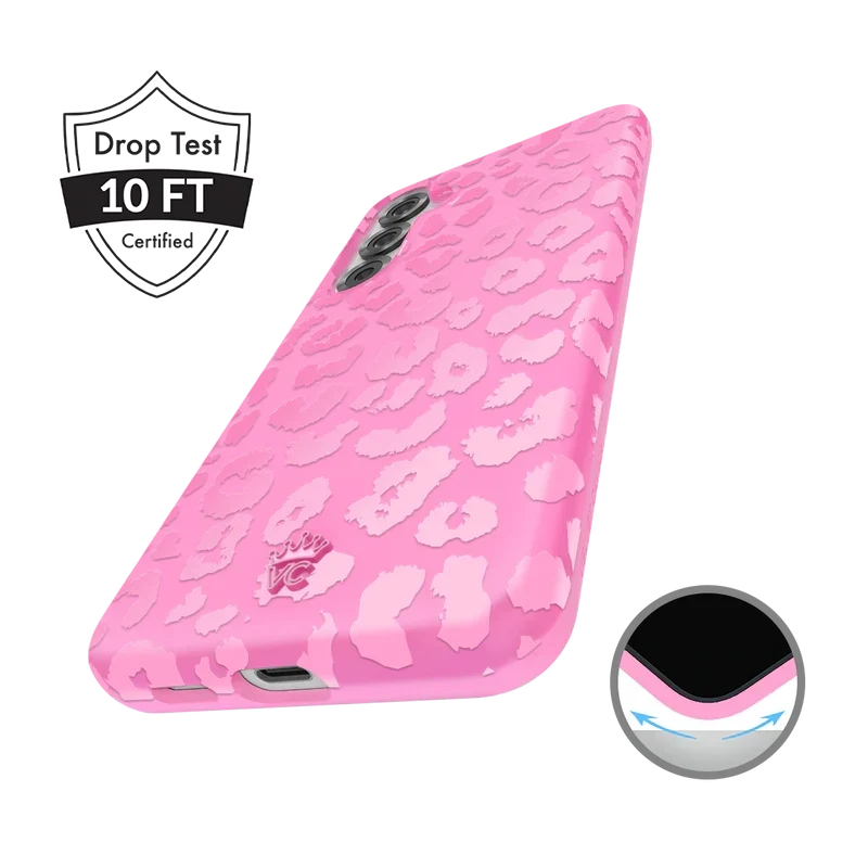 Hot Pink Leopard Samsung Case