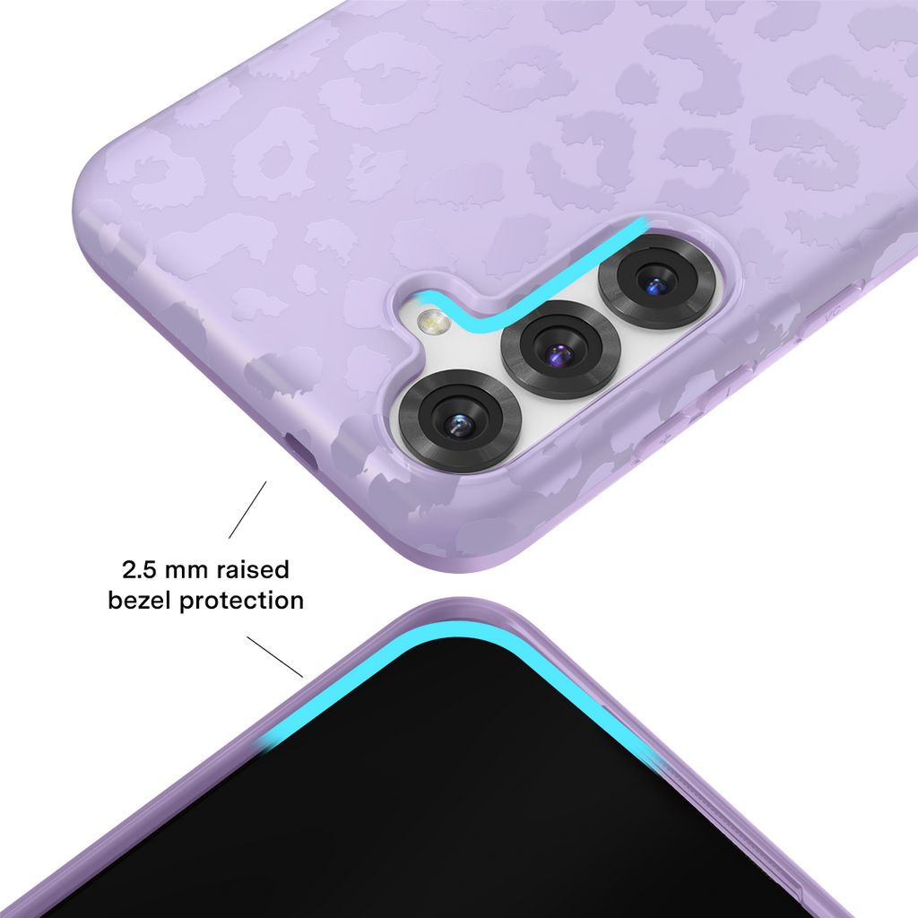 Lilac Leopard Samsung Case