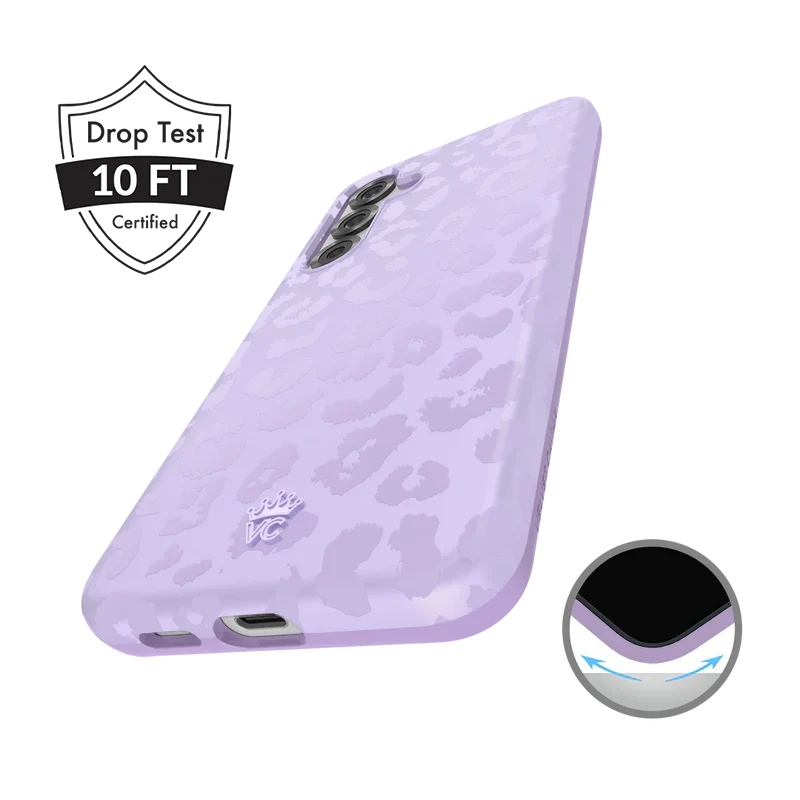 Lilac Leopard Samsung Case