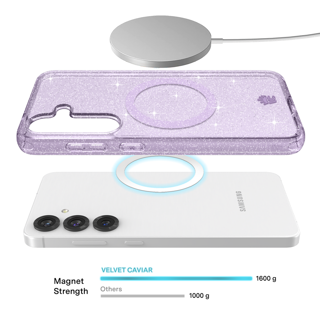 Lilac Stardust Samsung Case