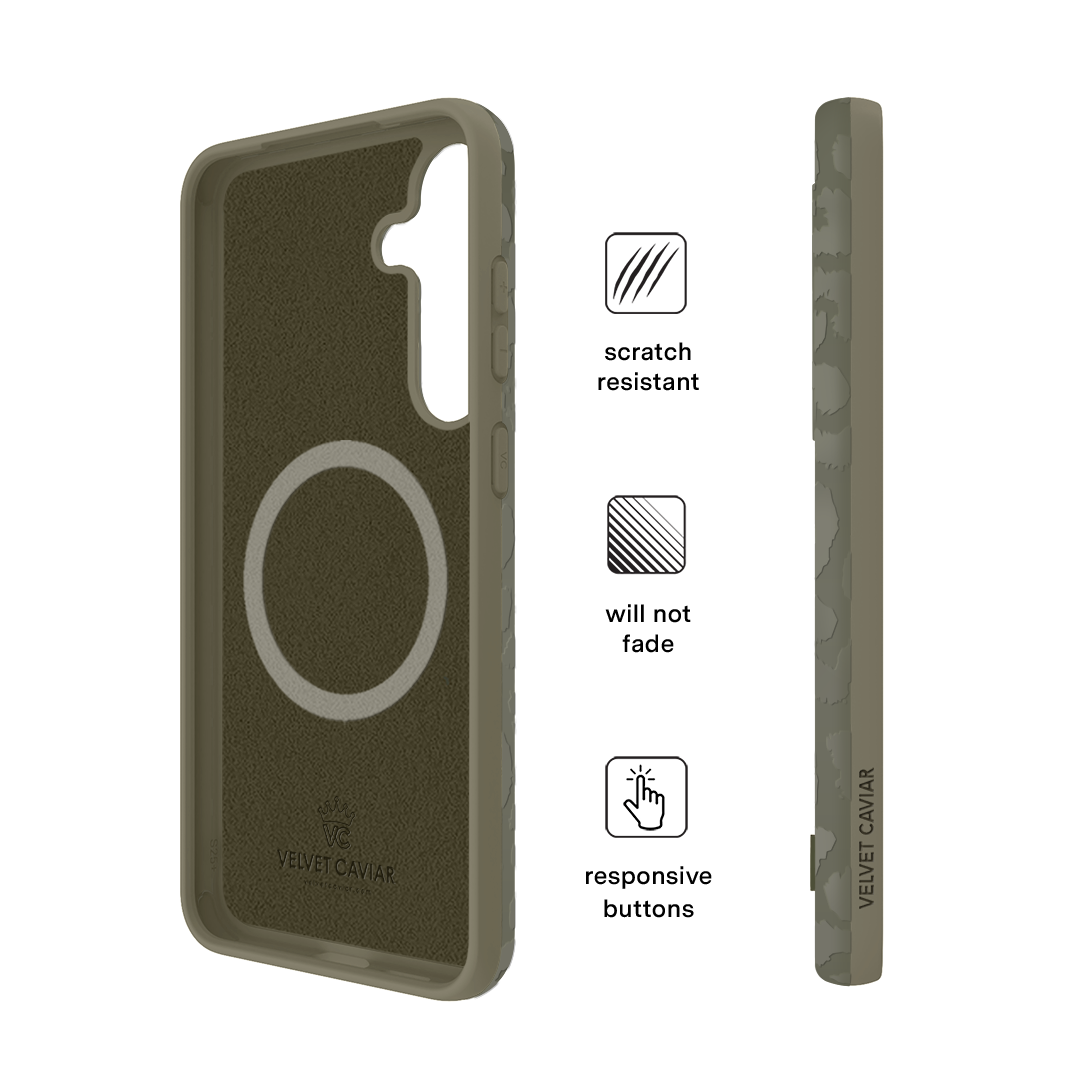 Olive Leopard Samsung Case