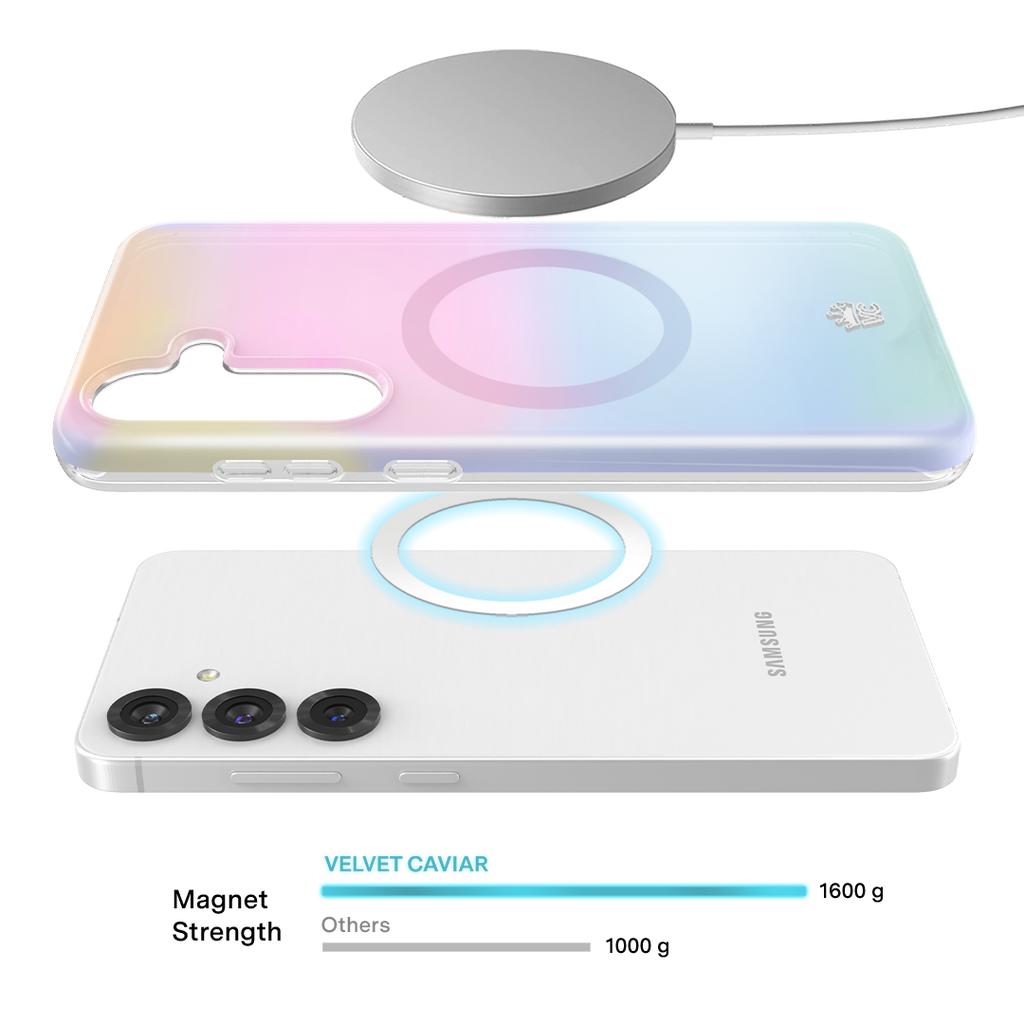 White Opal Samsung Case