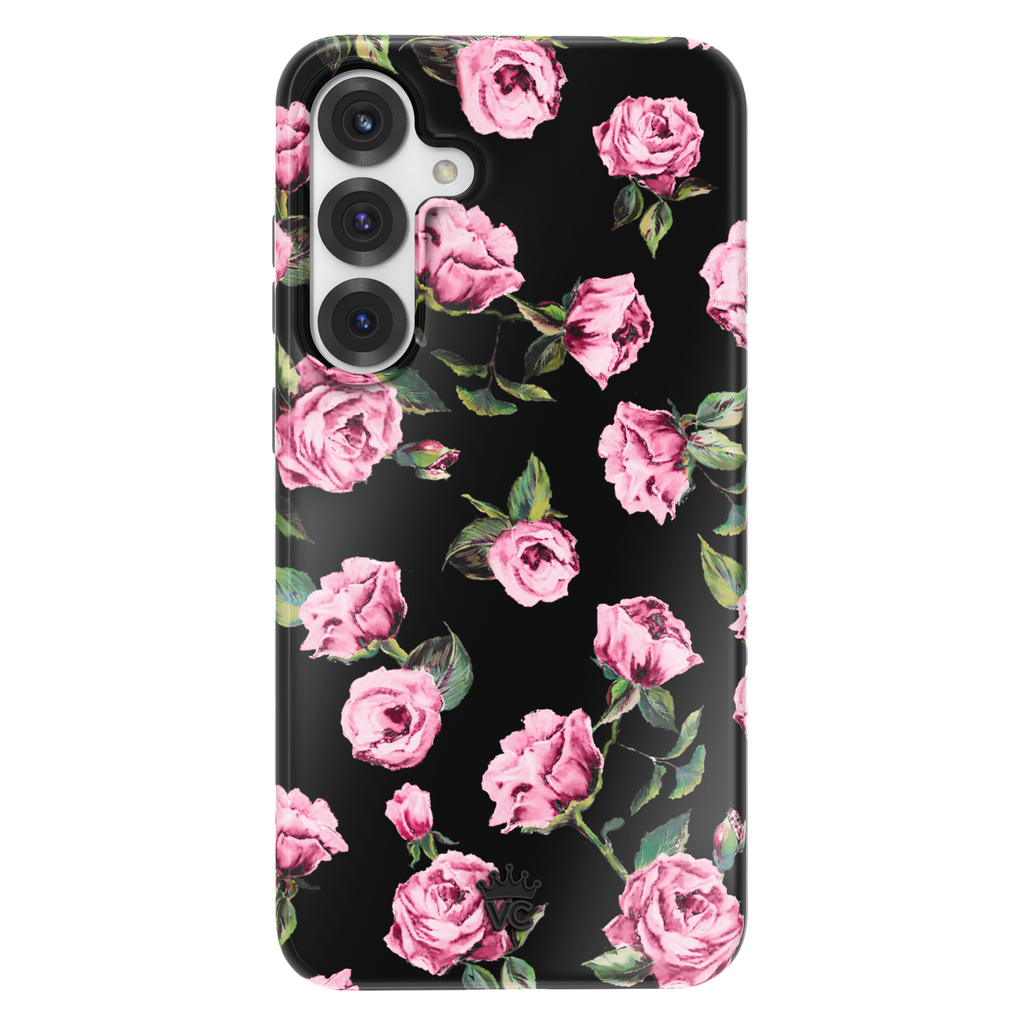 Pink Rose Floral Samsung Case
