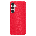 Red Hot Leopard Samsung Case