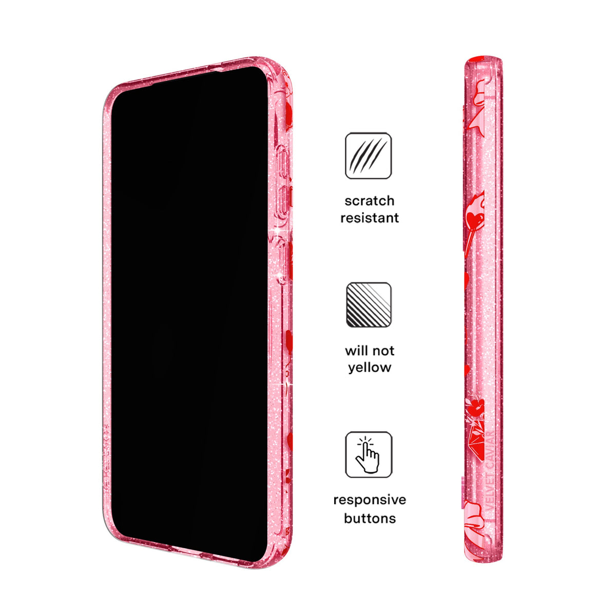 Be Mine Glitter Samsung Case