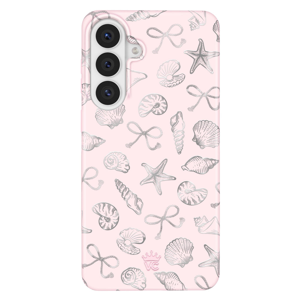 Pink Coastal Seashells Samsung Case