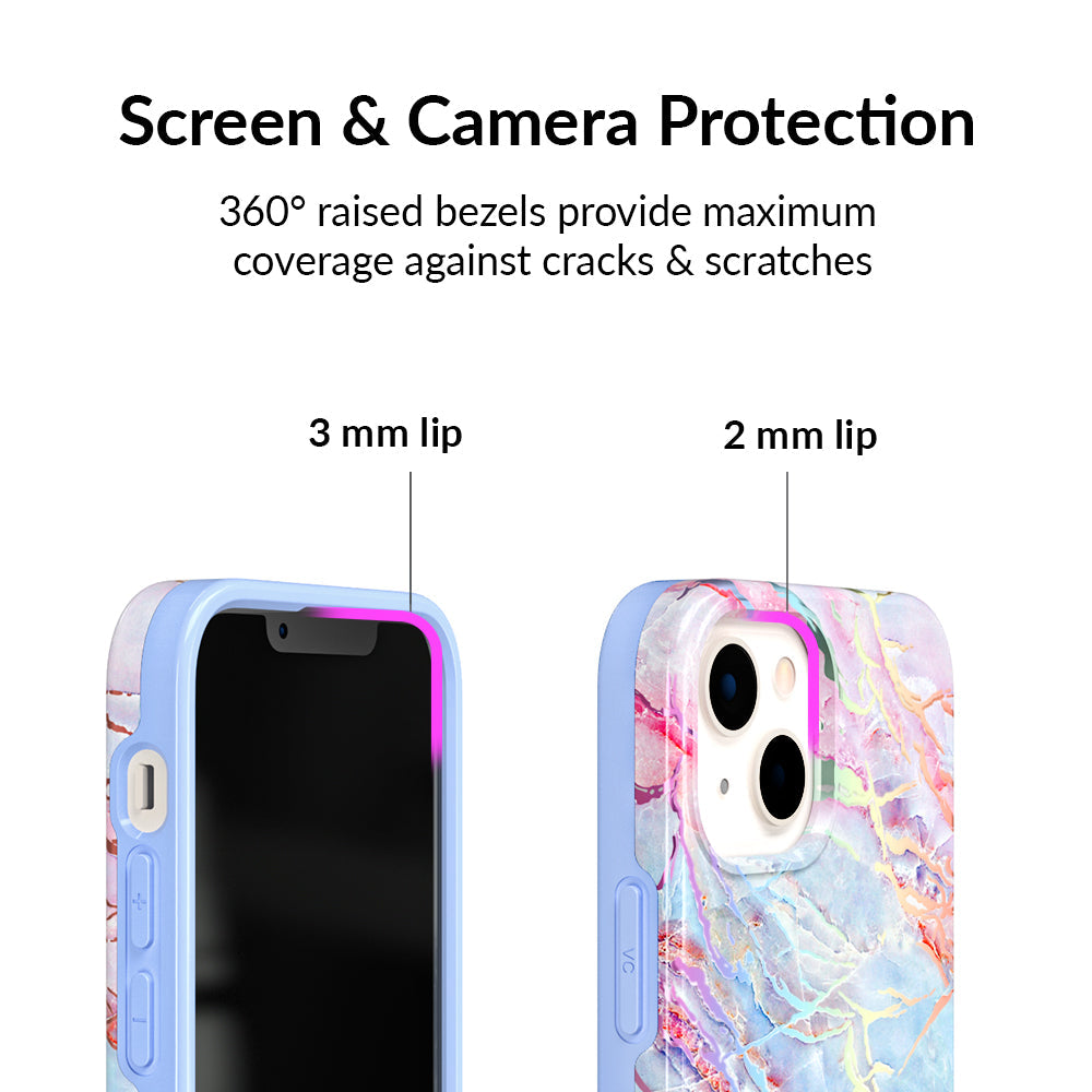 Holo Moonstone Marble iPhone Case