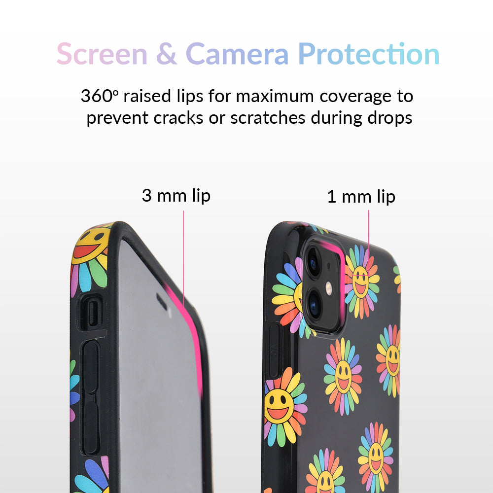 Rainbow Smiley iPhone Case