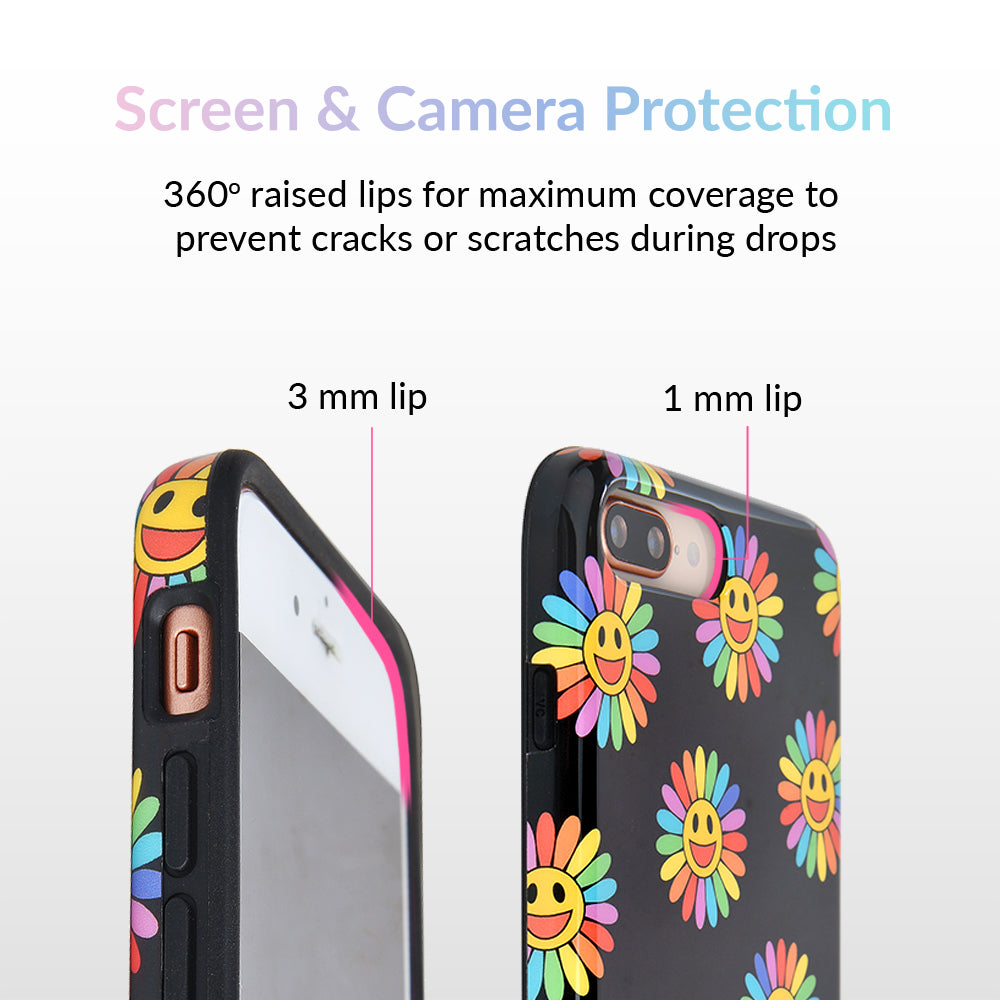 Rainbow Smiley iPhone Case