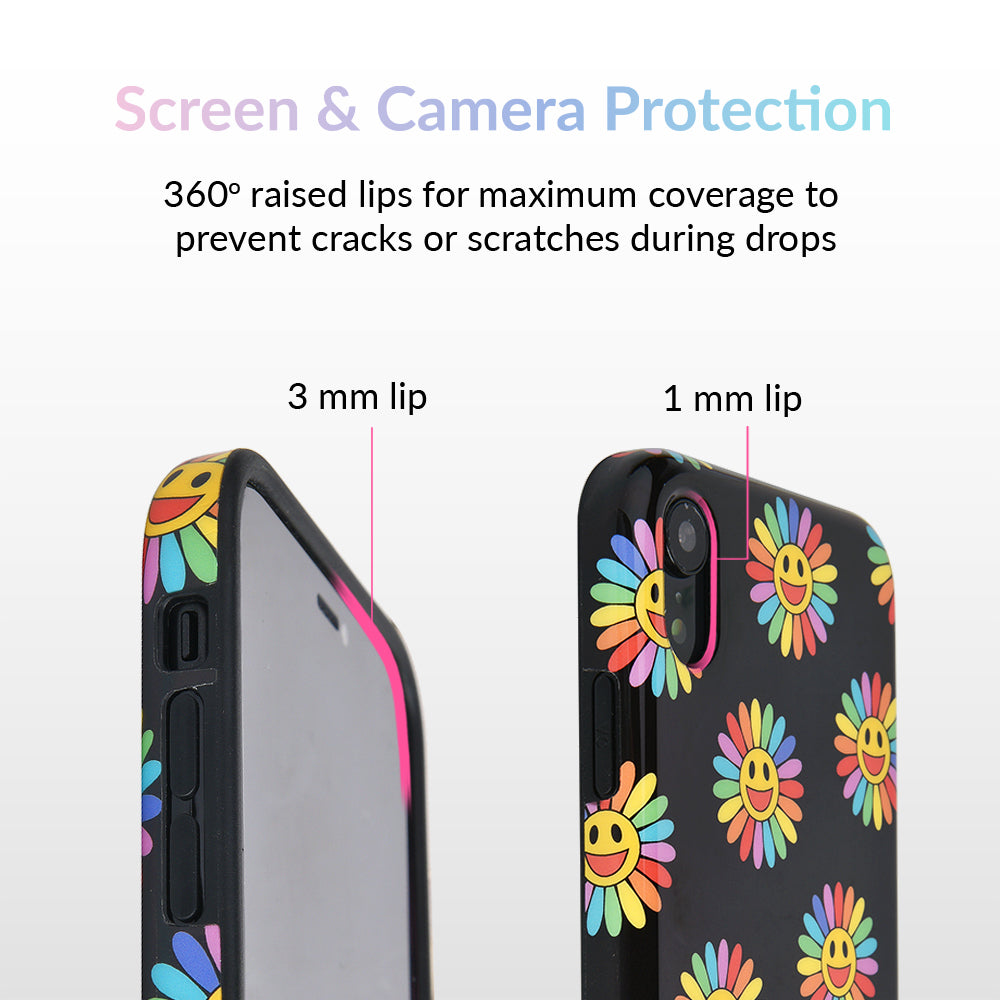 Rainbow Smiley iPhone Case