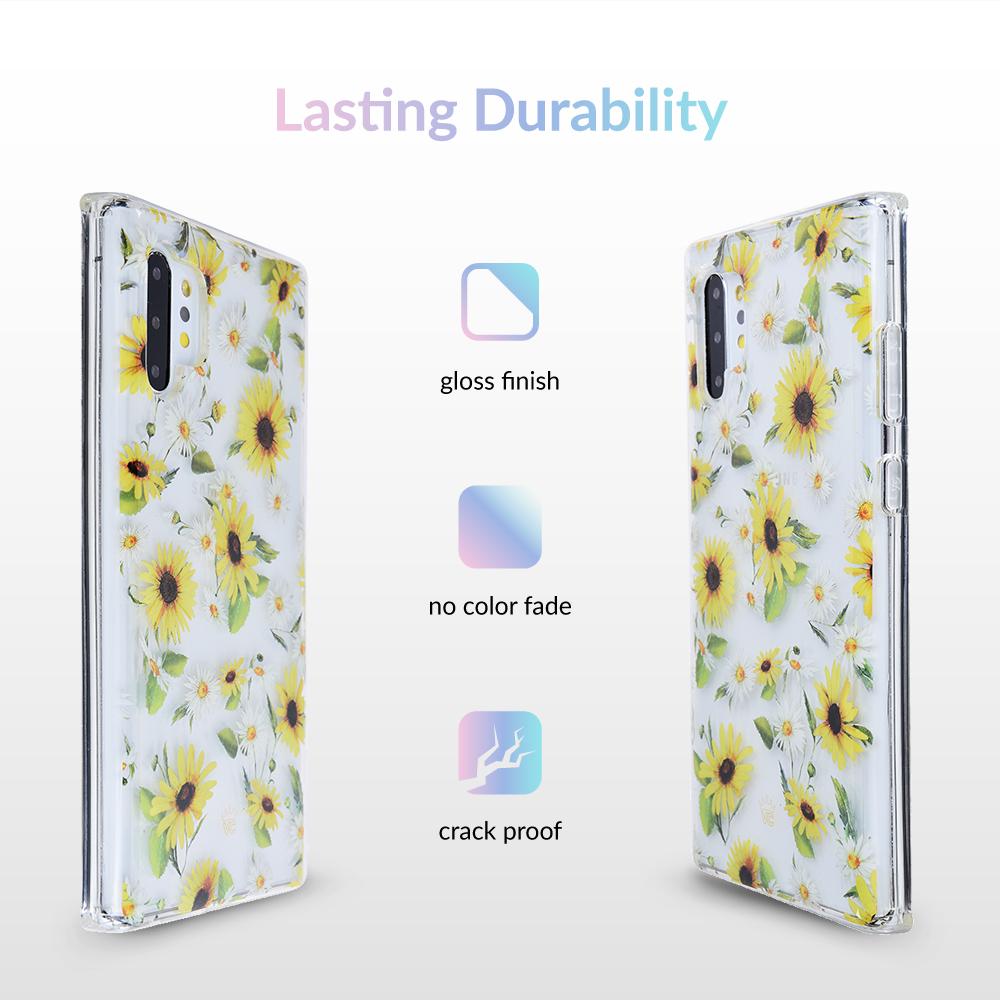Sunflower Daisy Clear Samsung Galaxy Case
