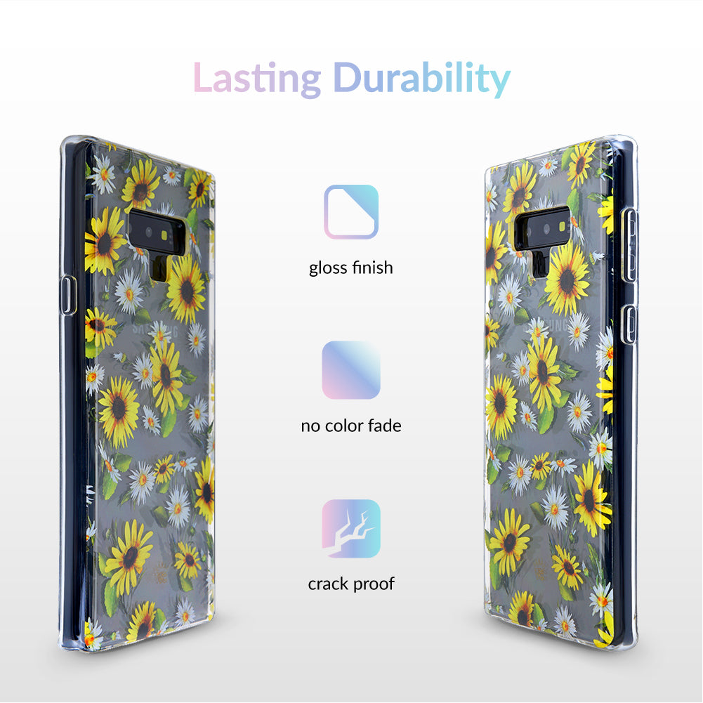 Sunflower Daisy Clear Samsung Galaxy Case