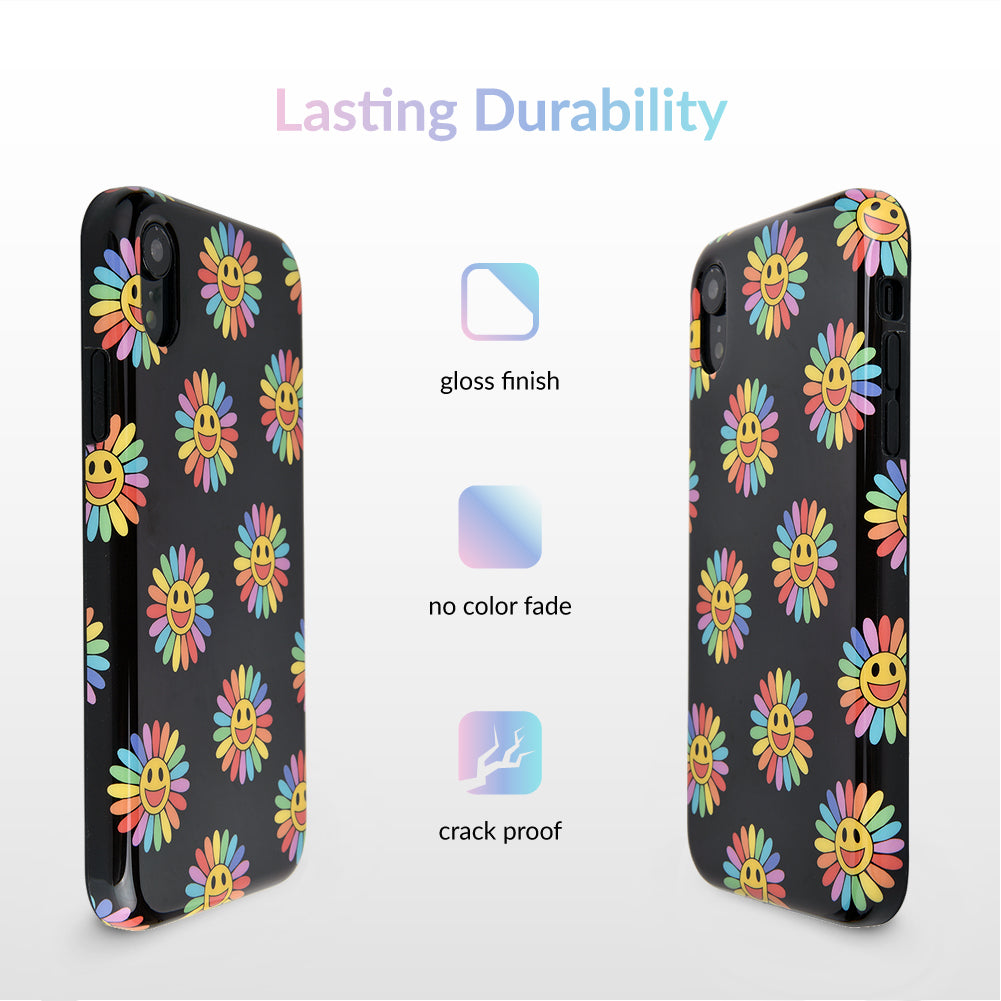 Rainbow Smiley iPhone Case