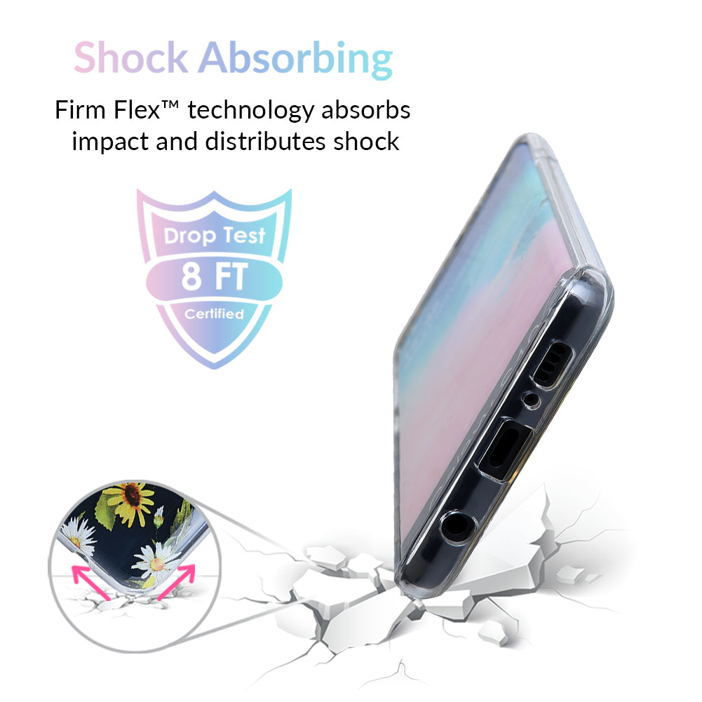 Sunflower Daisy Clear Samsung Galaxy Case