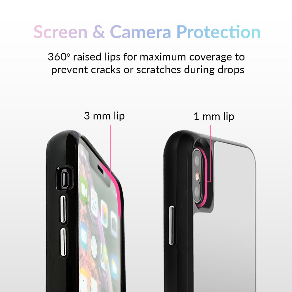 Silver Reflective Mirror iPhone Case