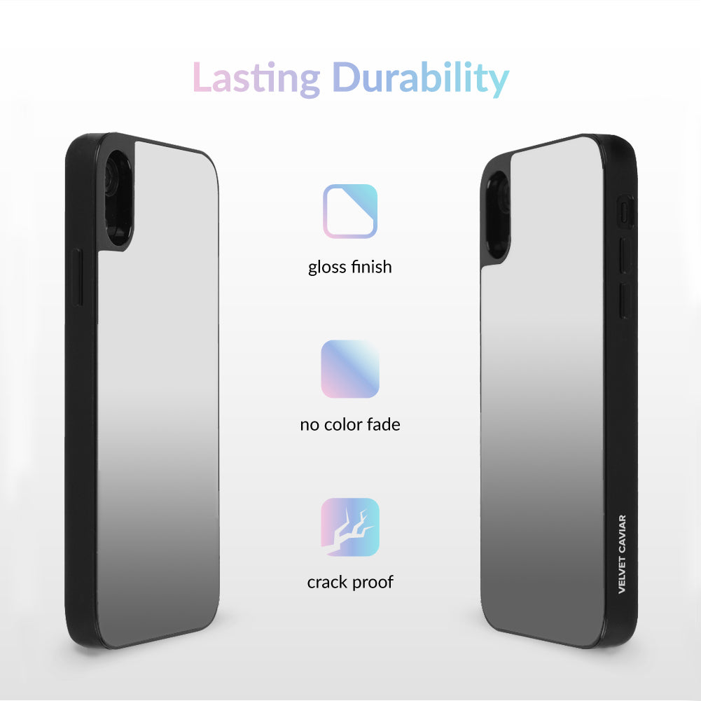 Silver Reflective Mirror iPhone Case