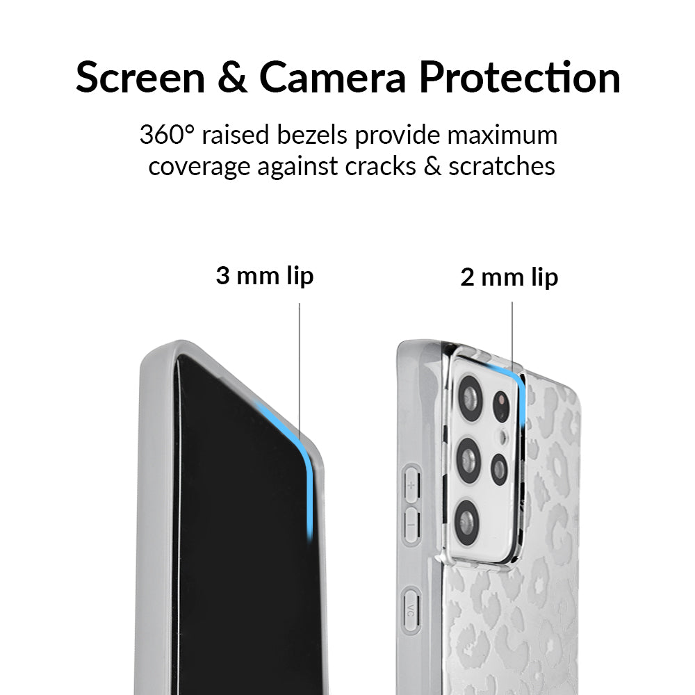 Chrome Leopard Samsung Case
