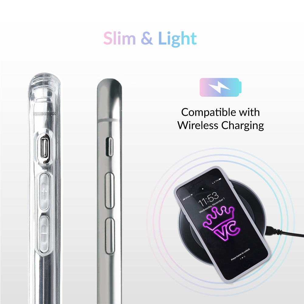 Silver Reflective Mirror iPhone Case