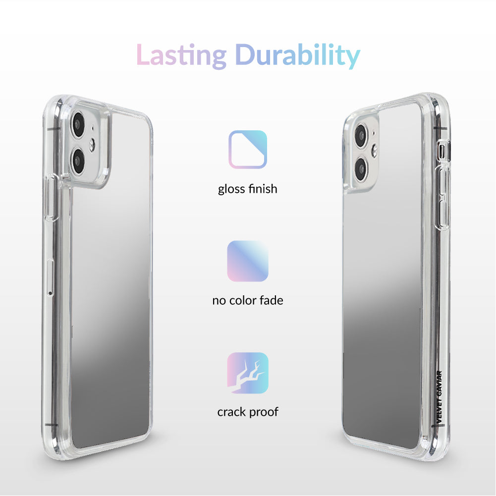 Silver Reflective Mirror iPhone Case