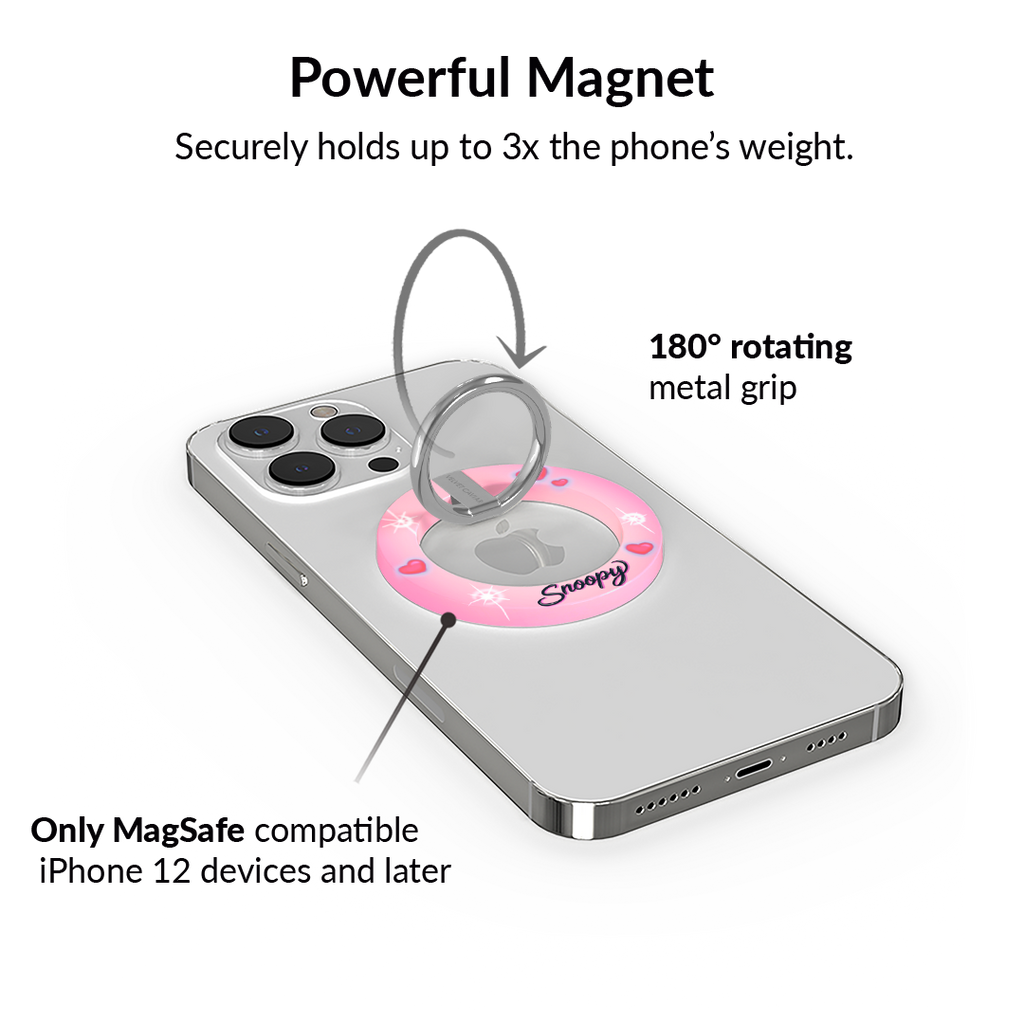 Snoopy Be Mine MagSafe Grip Ring
