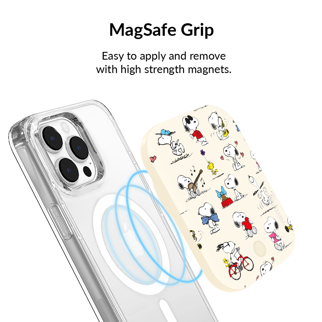 Snoopy Moods Portable MagSafe Charger Power Pack