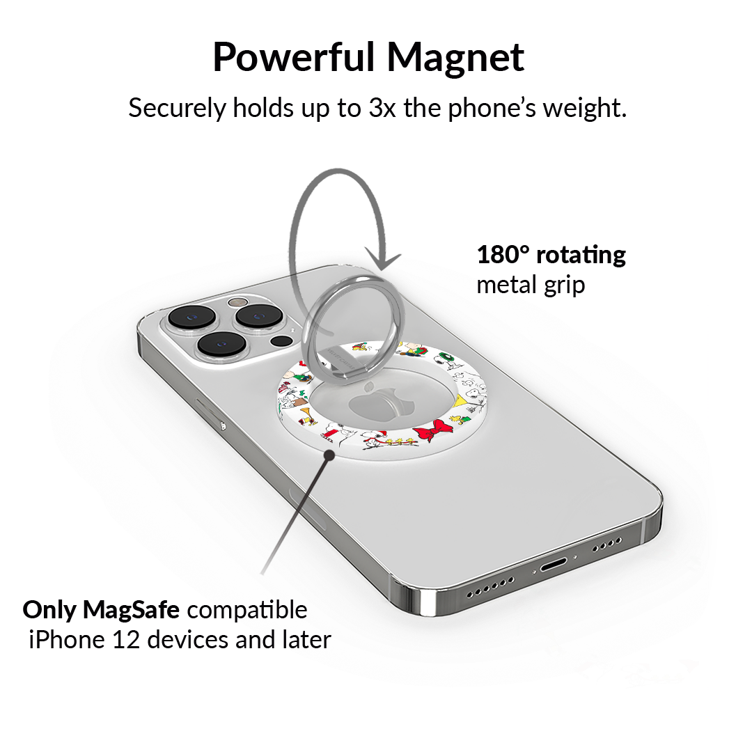 Snoopy Christmas MagSafe Grip Ring
