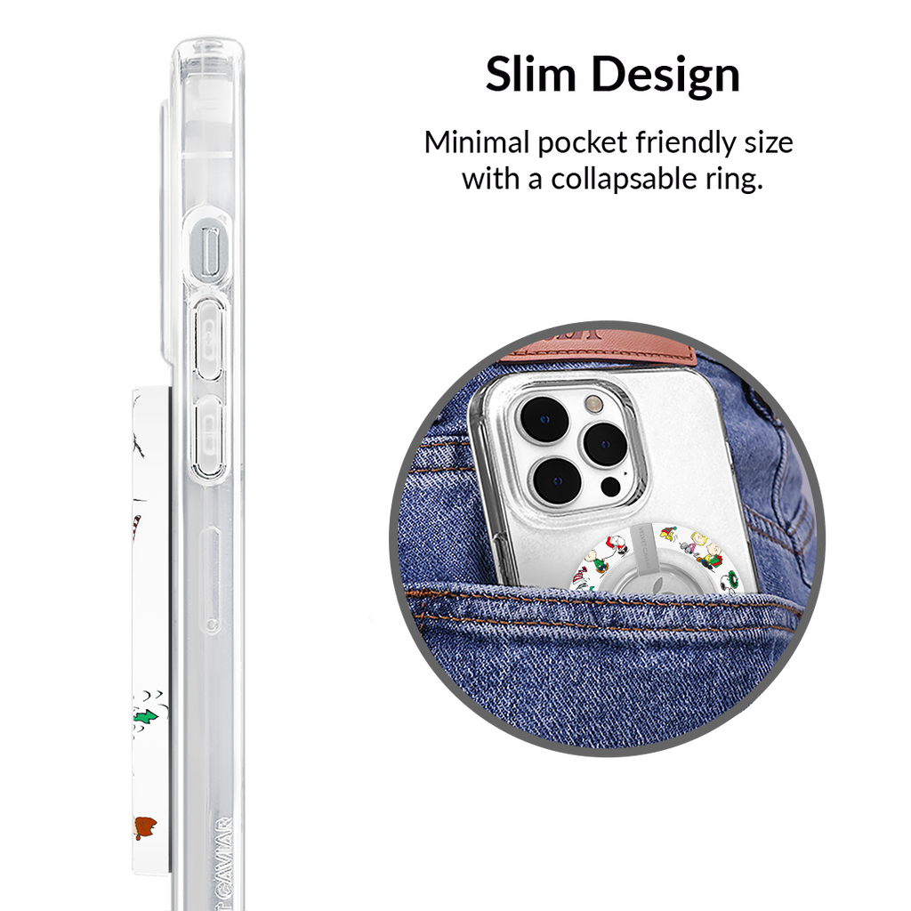 Snoopy Christmas MagSafe Grip Ring