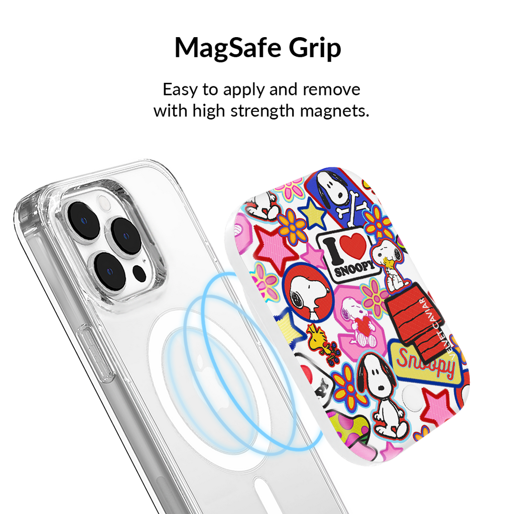 Snoopy Patchwork Portable MagSafe Charger Power Pack