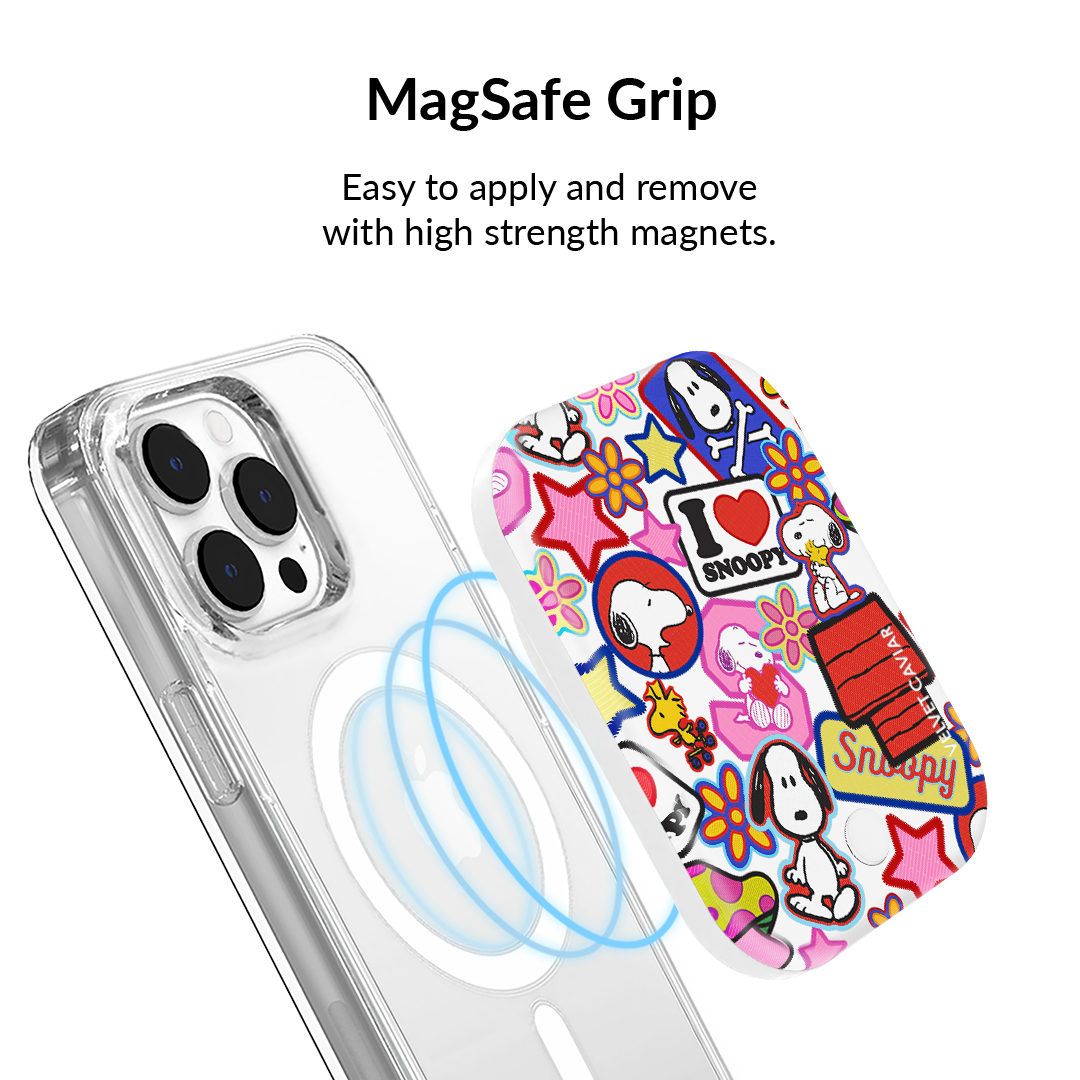 Snoopy Patchwork Portable MagSafe Charger Power Pack