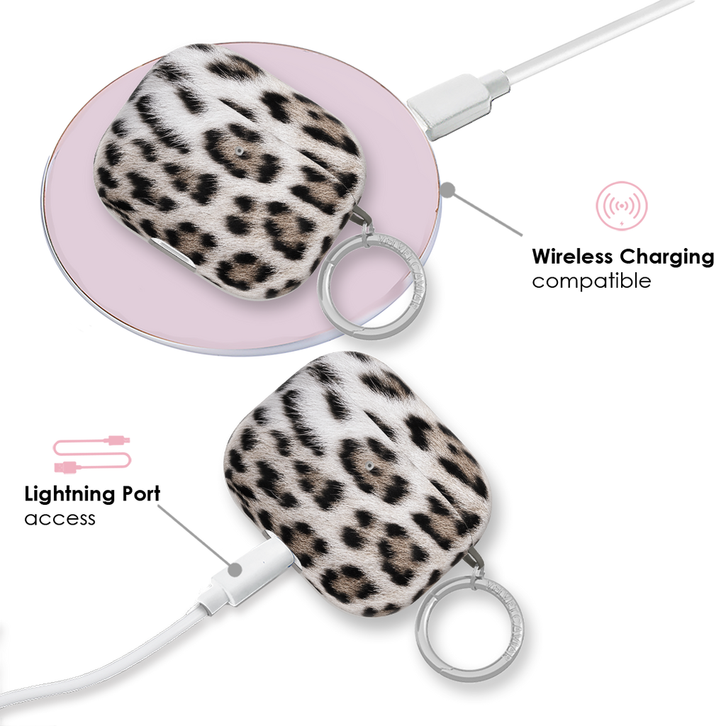 Arctic Leopard AirPod Case