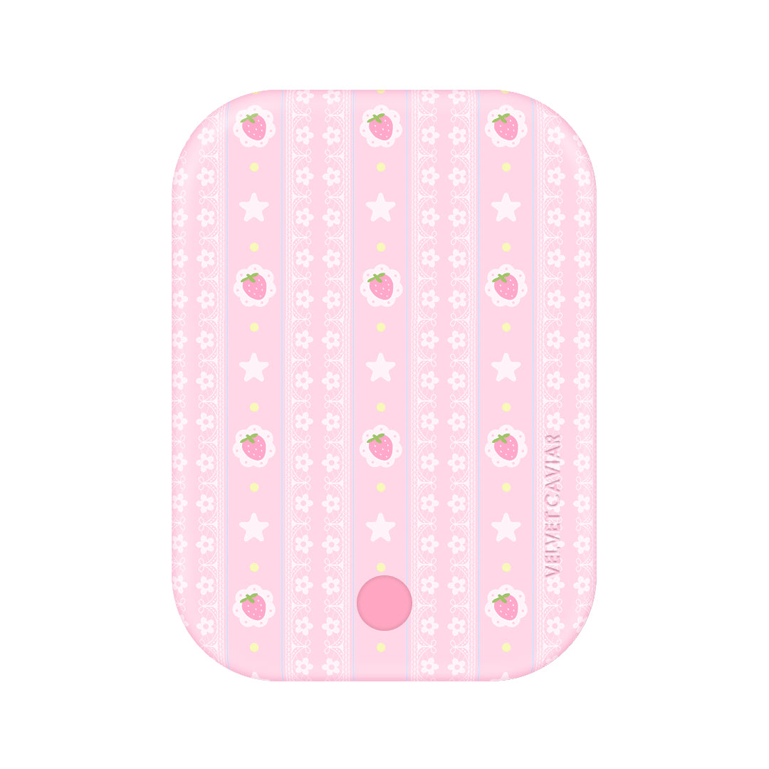Strawberry Macaron Portable MagSafe Charger Power Pack