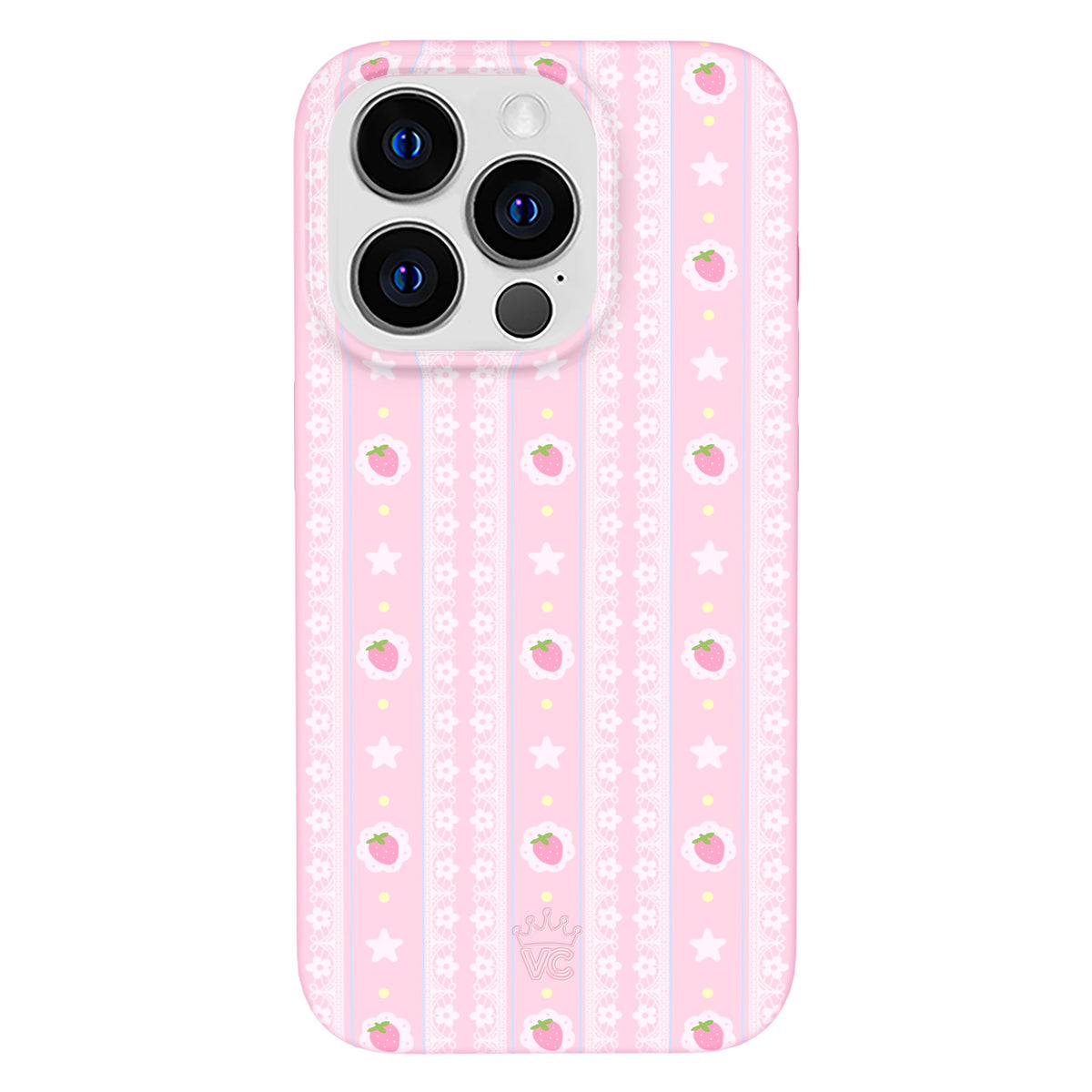 Strawberry Macaron iPhone Case