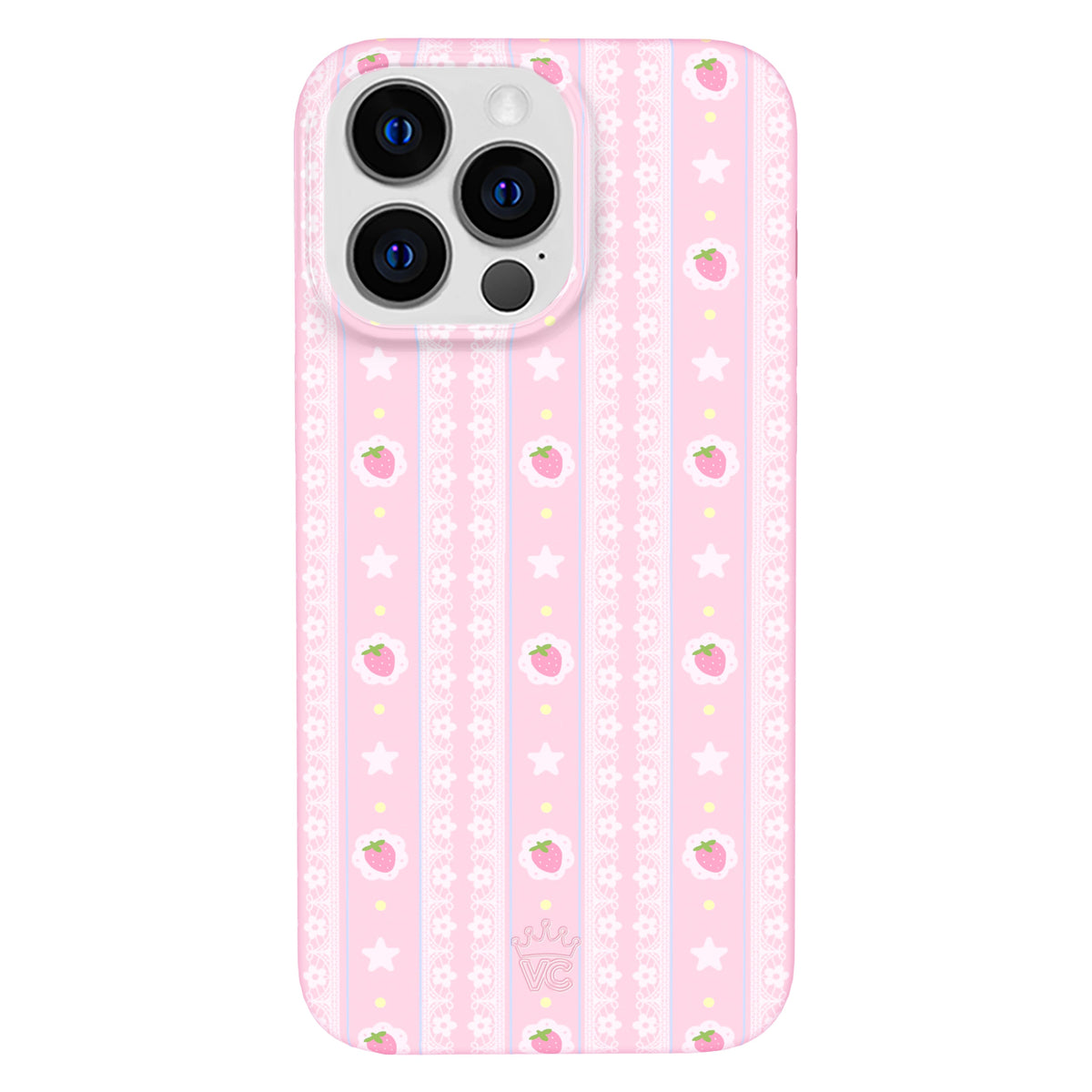 Strawberry Macaron iPhone Case