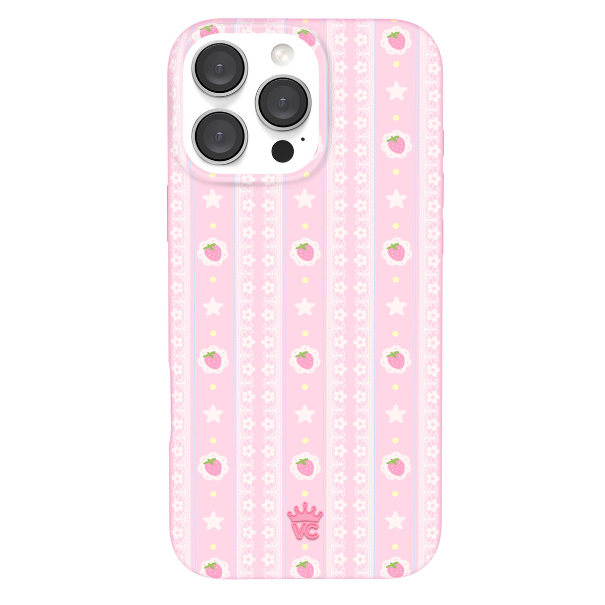 Strawberry Macaron iPhone Case