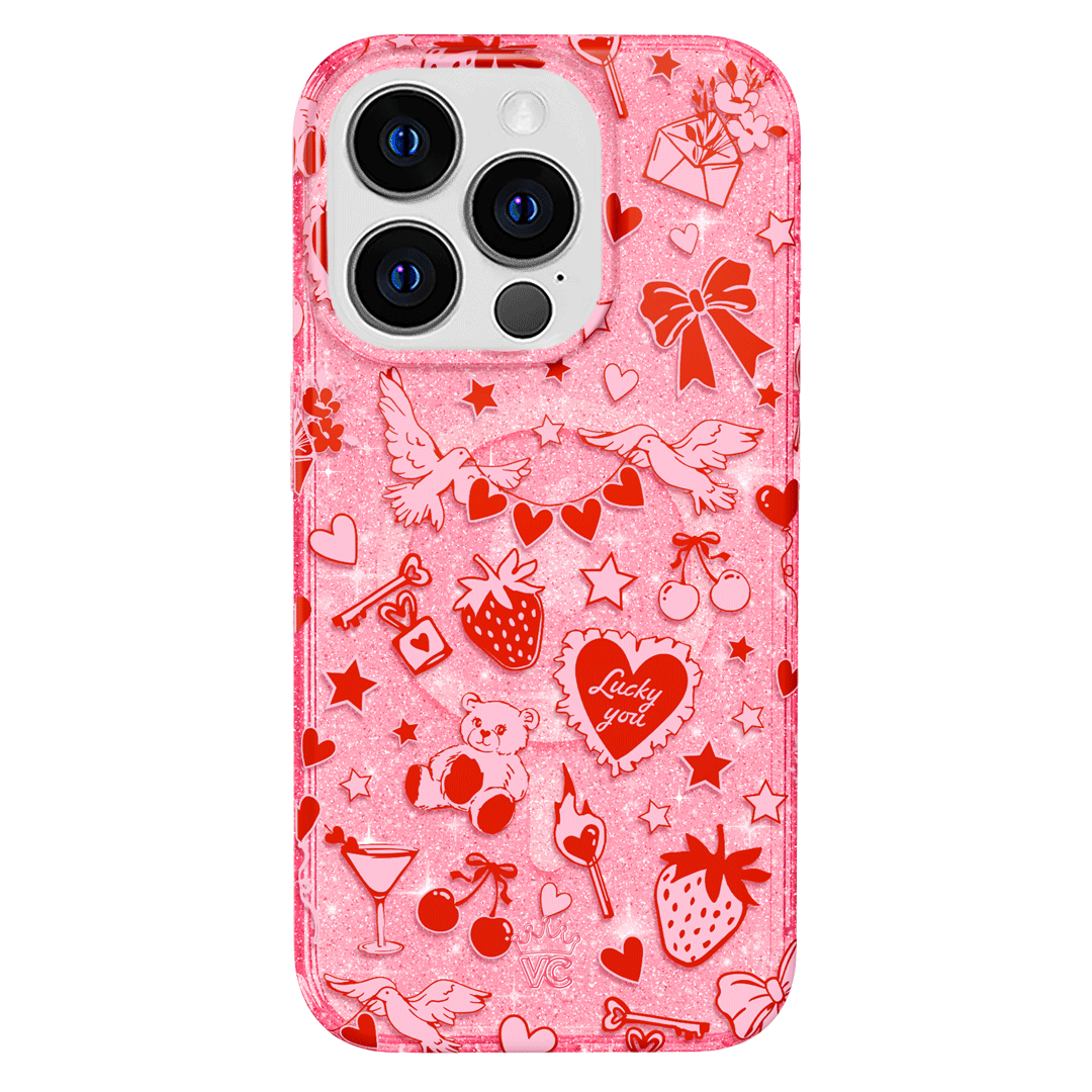 Be Mine Glitter iPhone Case