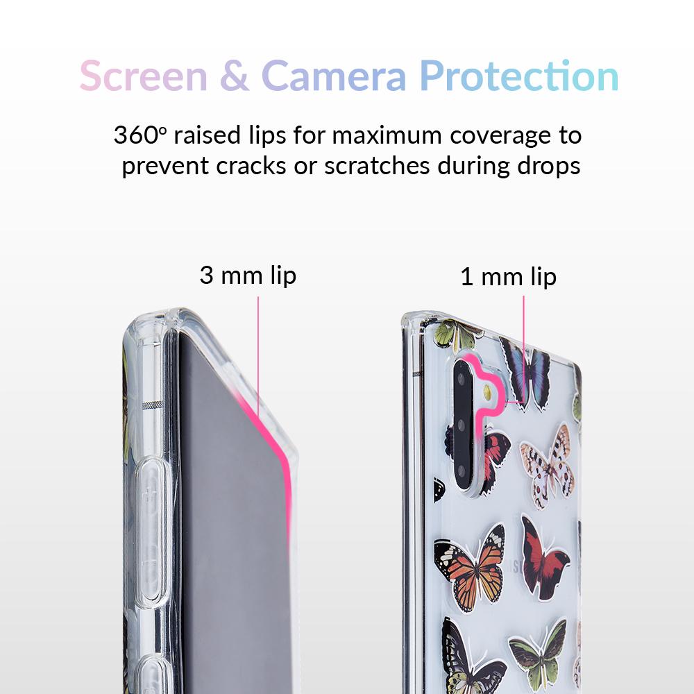 Vintage Butterfly Samsung Galaxy Clear Case