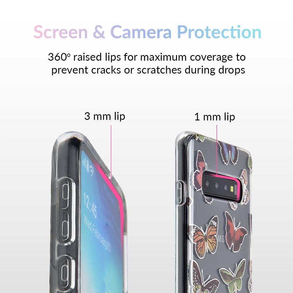 Vintage Butterfly Samsung Galaxy Clear Case