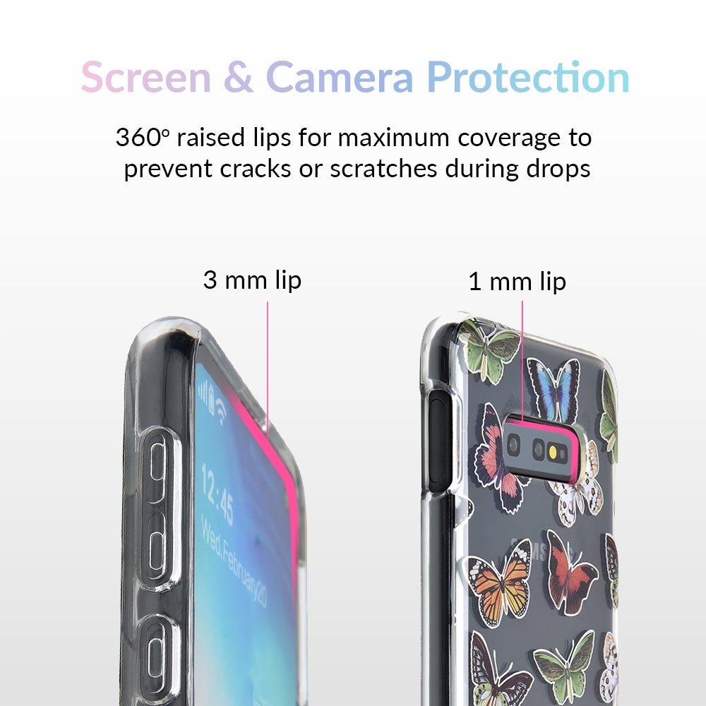 Vintage Butterfly Samsung Galaxy Clear Case