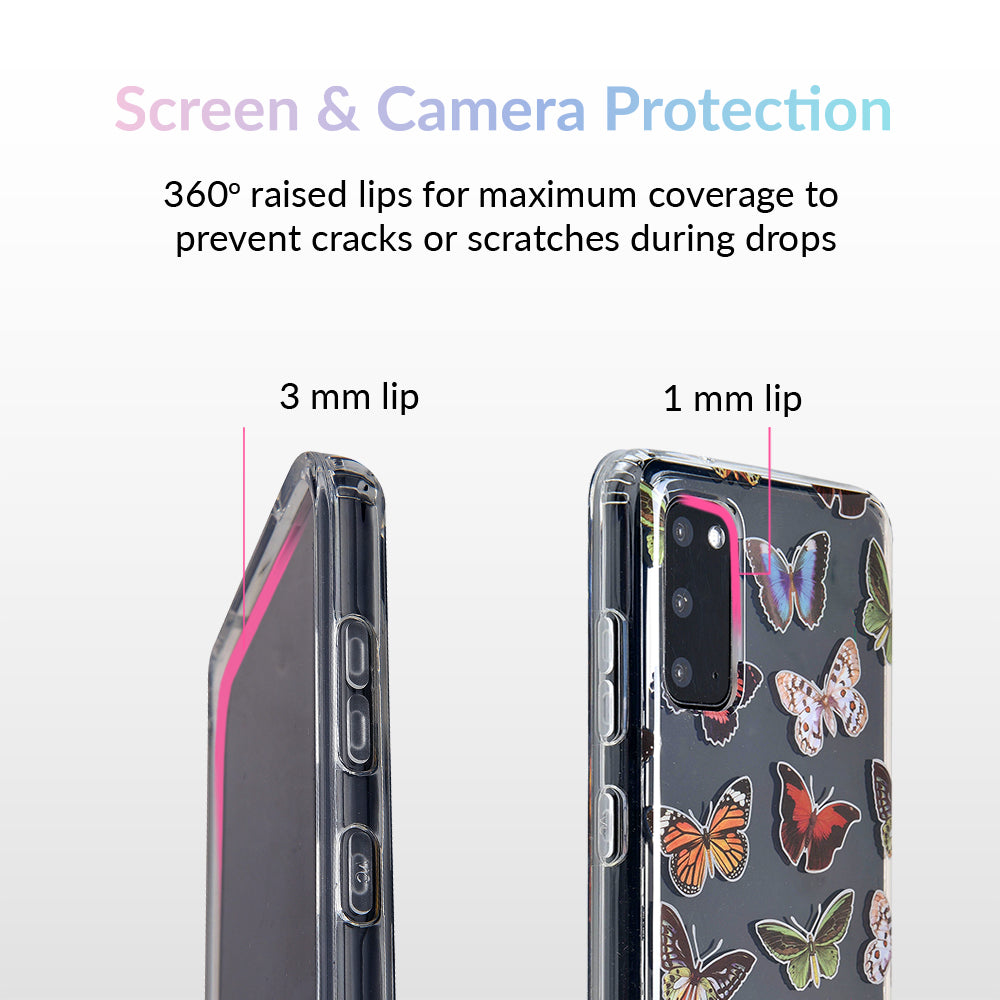 Vintage Butterfly Samsung Galaxy Clear Case
