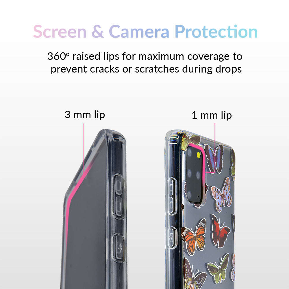Vintage Butterfly Samsung Galaxy Clear Case