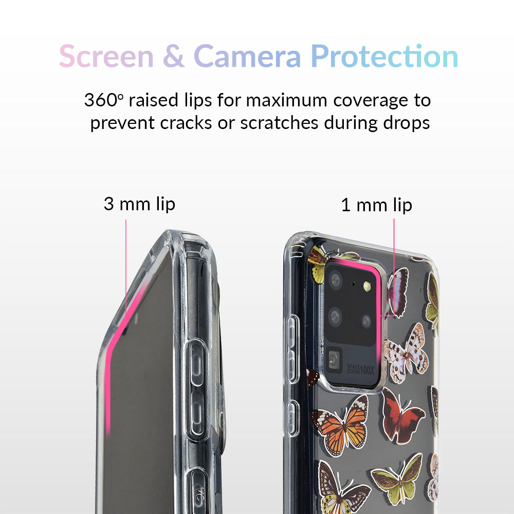 Vintage Butterfly Samsung Galaxy Clear Case