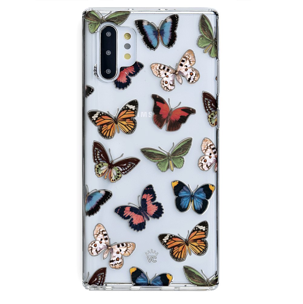 Vintage Butterfly Samsung Galaxy Clear Case